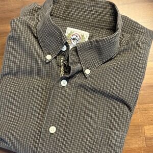 CINCH Mens Plaid Check Button Down Long Sleeve Western Shirt‎